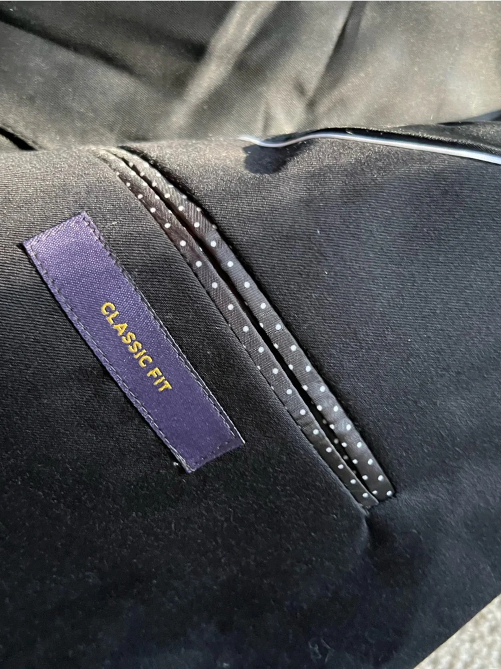 Stafford Dark Navy Sport Coat with Gold Buttons
